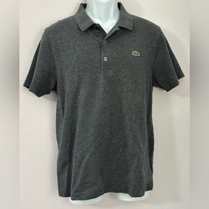 LACOSTE Dark Gray Polo Excellent condition Size M